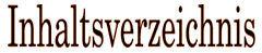 Inhaltsverzeichnis